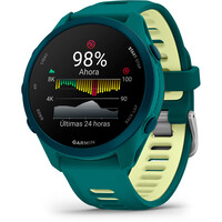 Garmin pulsómetros con gps Forerunner 170 Music, Verde 06