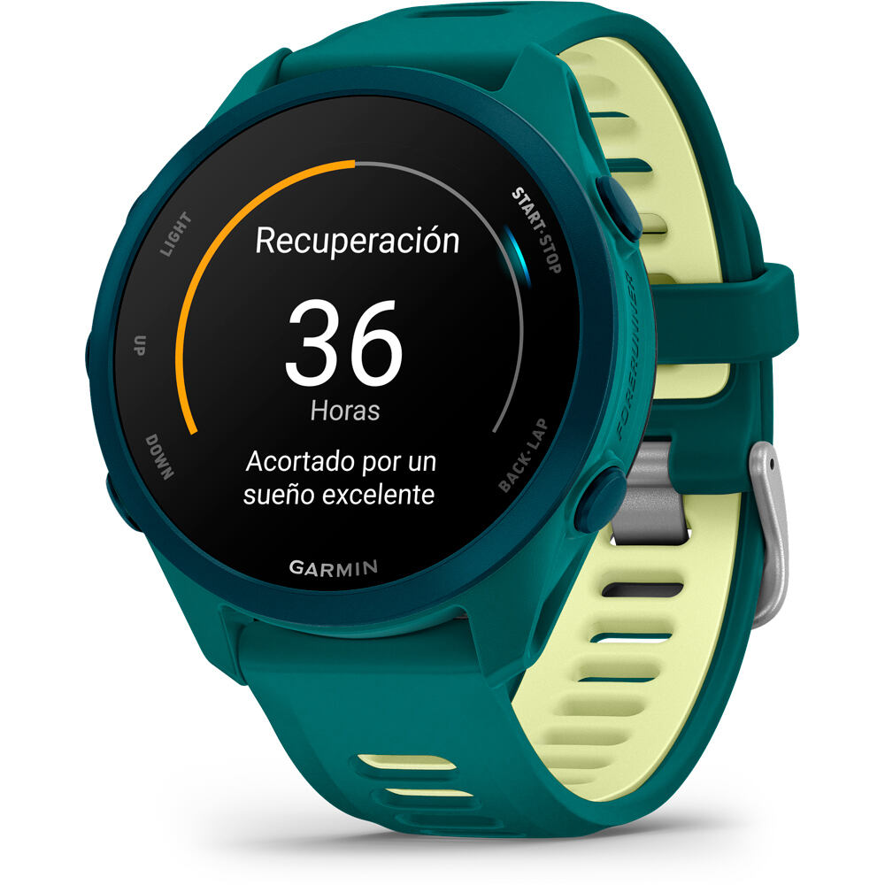 Garmin pulsómetros con gps Forerunner 170 Music, Verde 09