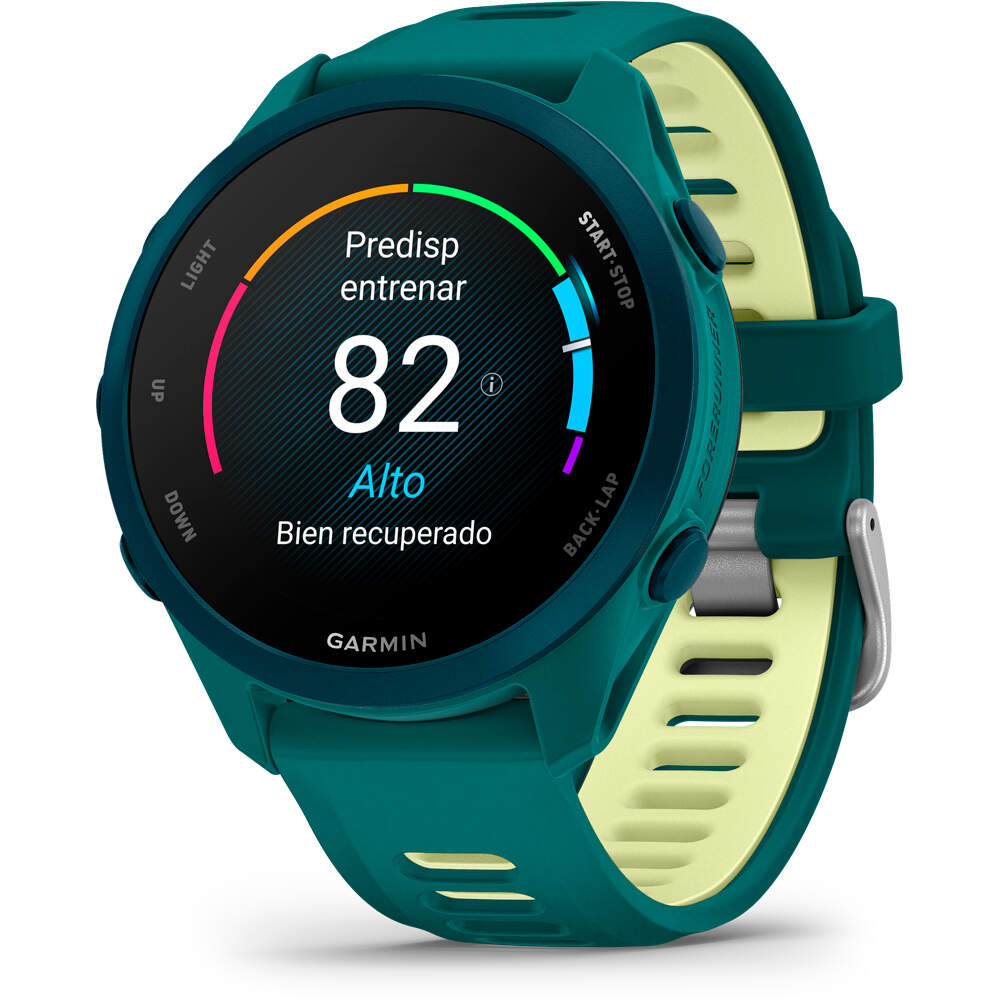Garmin pulsómetros con gps Forerunner 170 Music, Verde 13