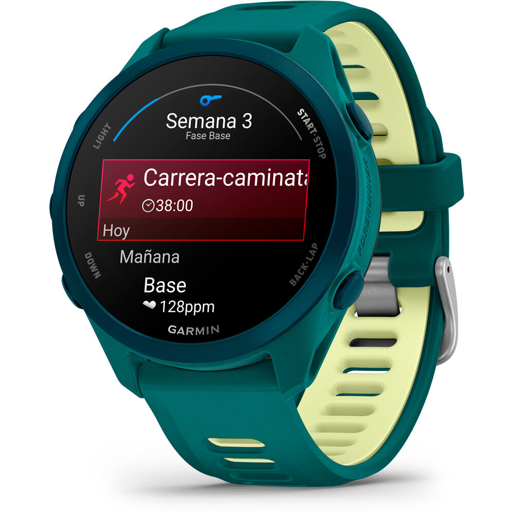 Garmin pulsómetros con gps Forerunner 170 Music, Verde 17