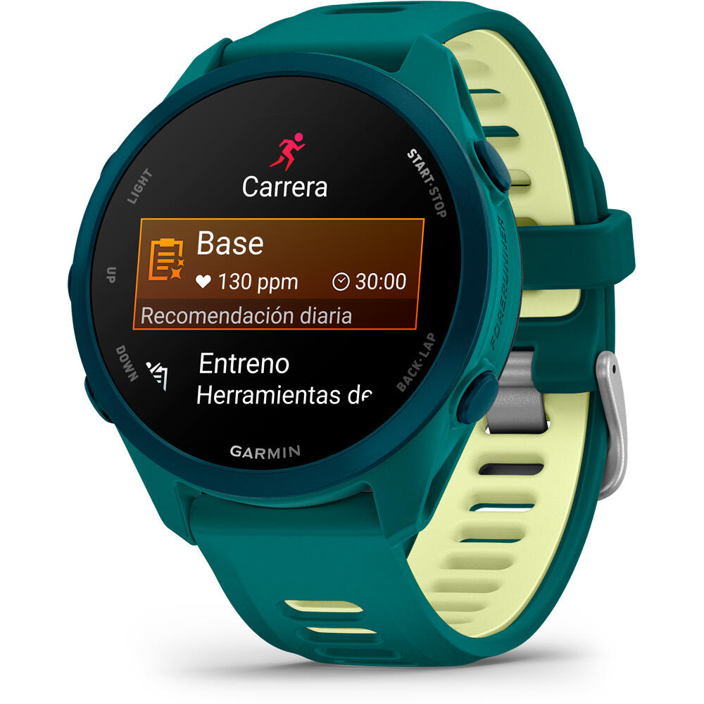 Garmin pulsómetros con gps Forerunner 170 Music, Verde 19