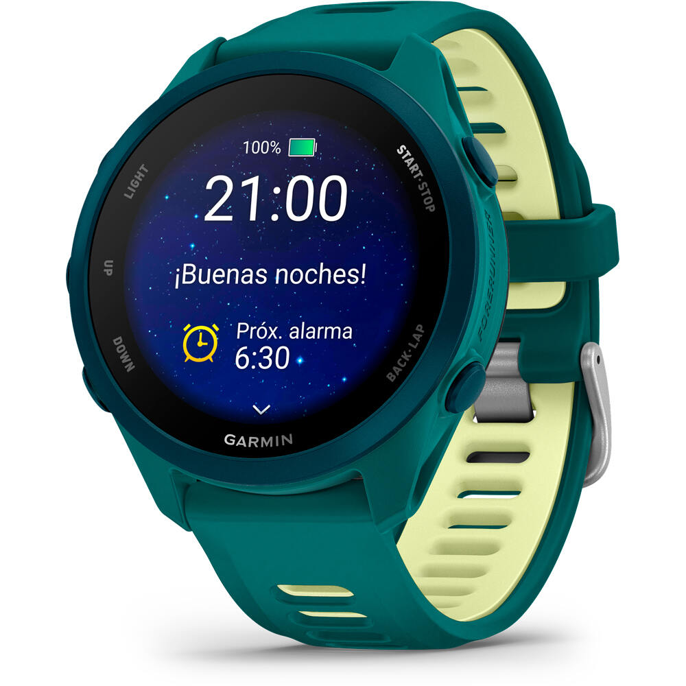Garmin pulsómetros con gps Forerunner 170 Music, Verde 21