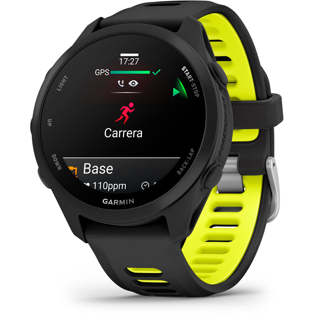 Garmin pulsómetros con gps Forerunner 170, Negro 04