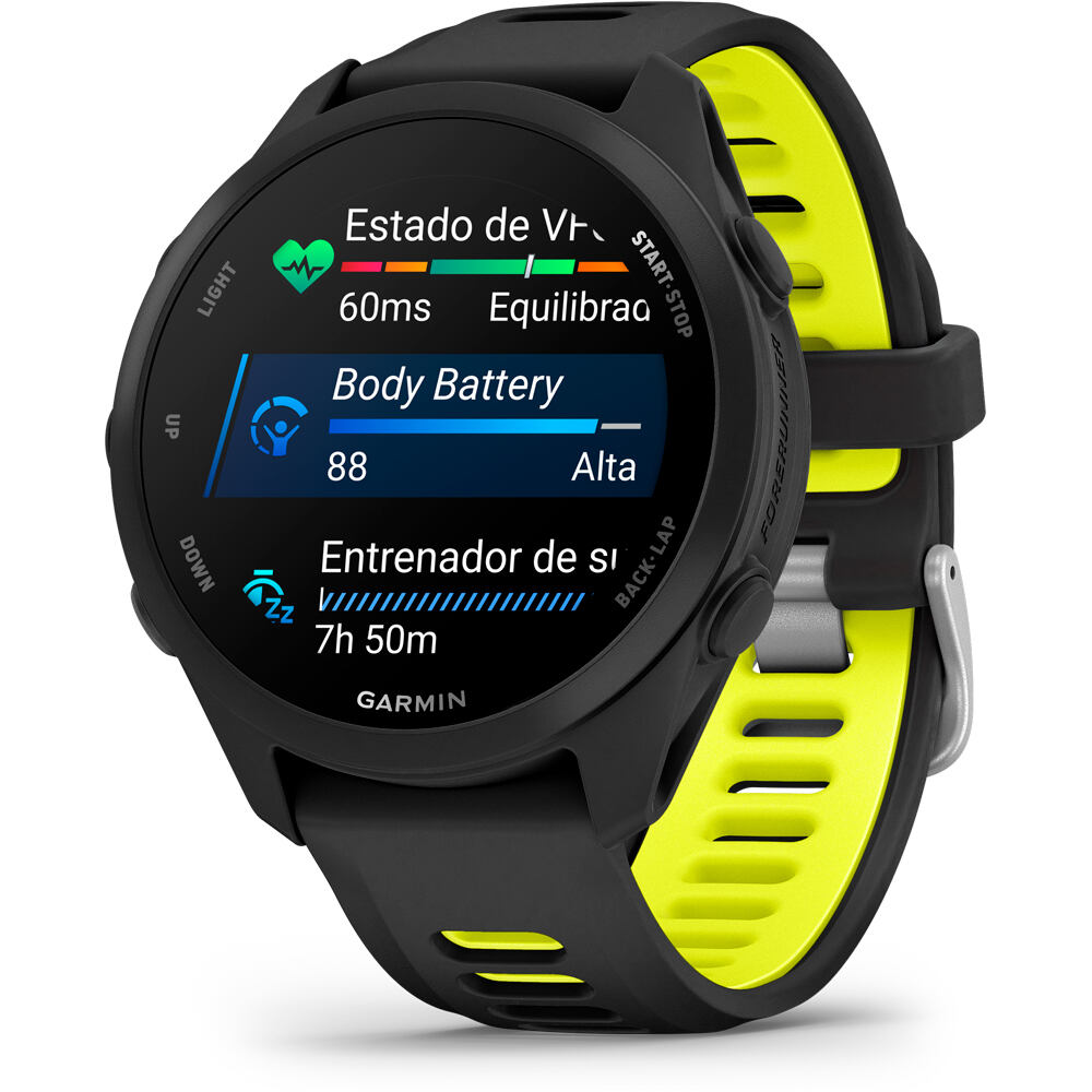Garmin pulsómetros con gps Forerunner 170, Negro 17
