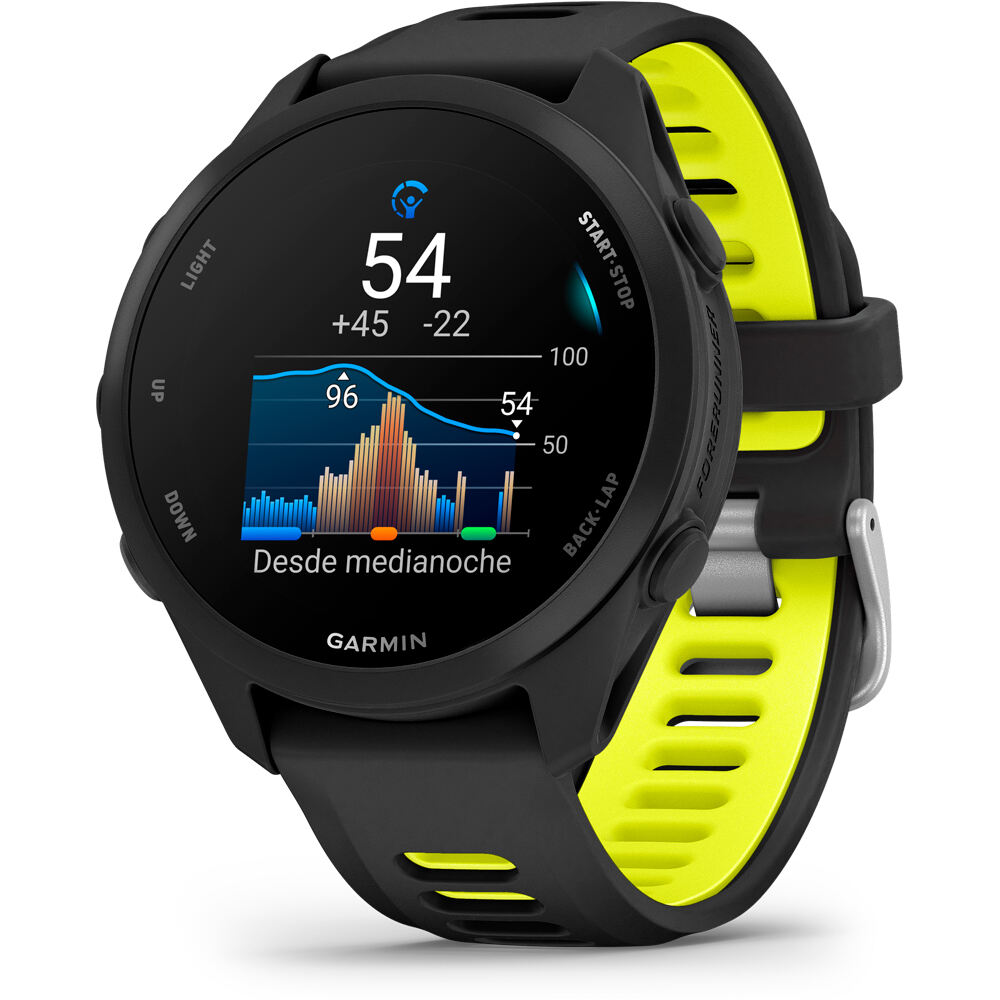 Garmin pulsómetros con gps Forerunner 170, Negro 18