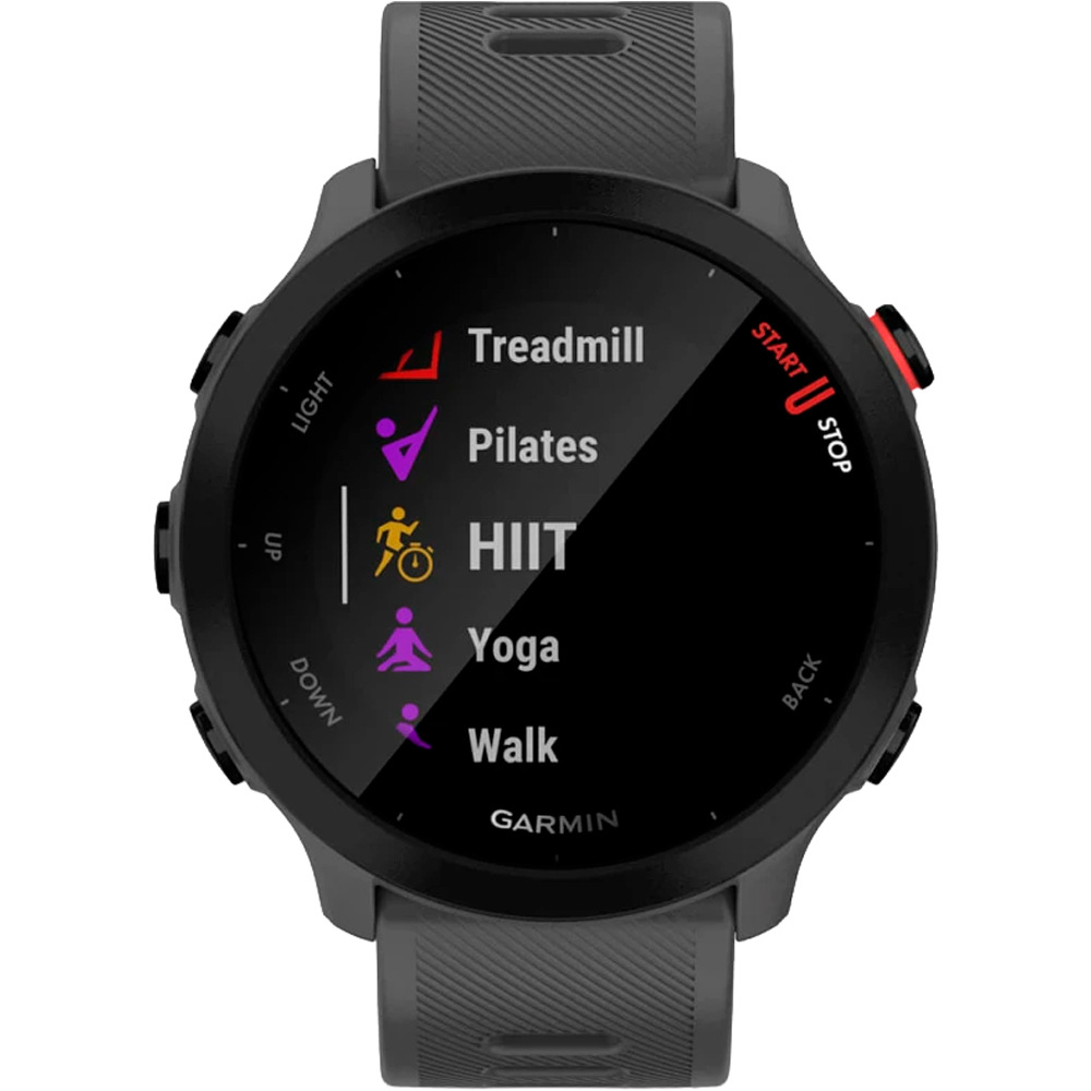 Garmin pulsómetros con gps Forerunner 55 Gris 04