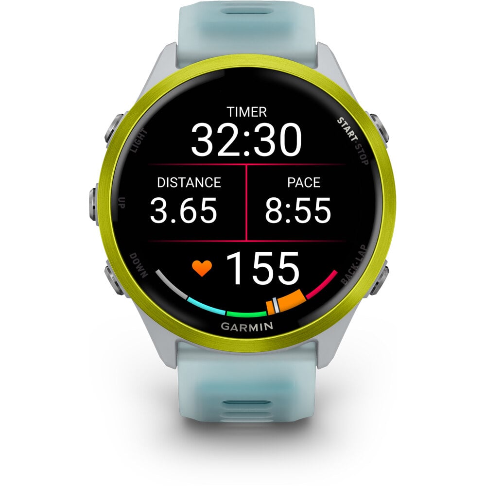 Garmin pulsómetros con gps Forerunner 570 47mm Blanco/Amarillo 02