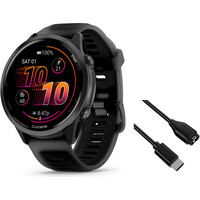 Garmin pulsómetros con gps Forerunner 570 47mm Negro vista frontal