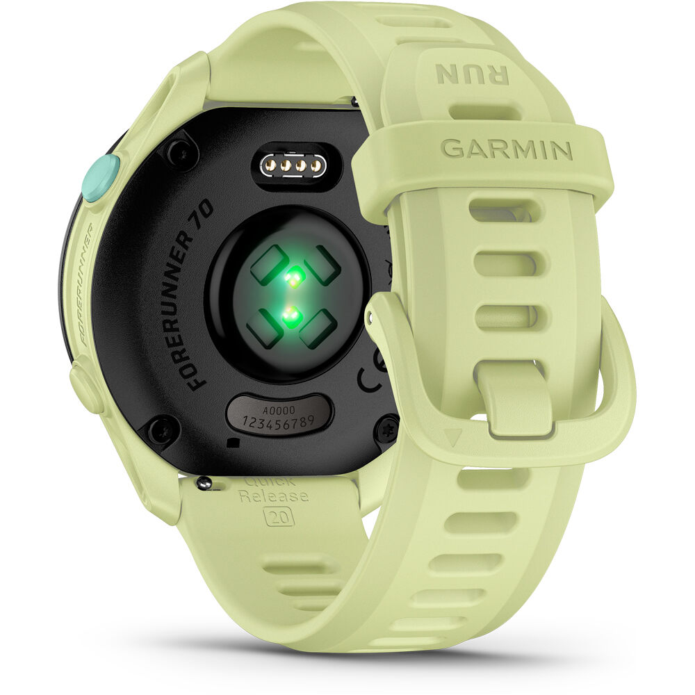 Garmin pulsómetros con gps Forerunner 70, Amarillo 01
