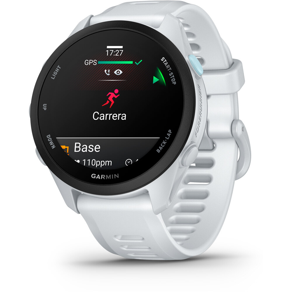 Garmin pulsómetros con gps Forerunner 70, Blanco 04