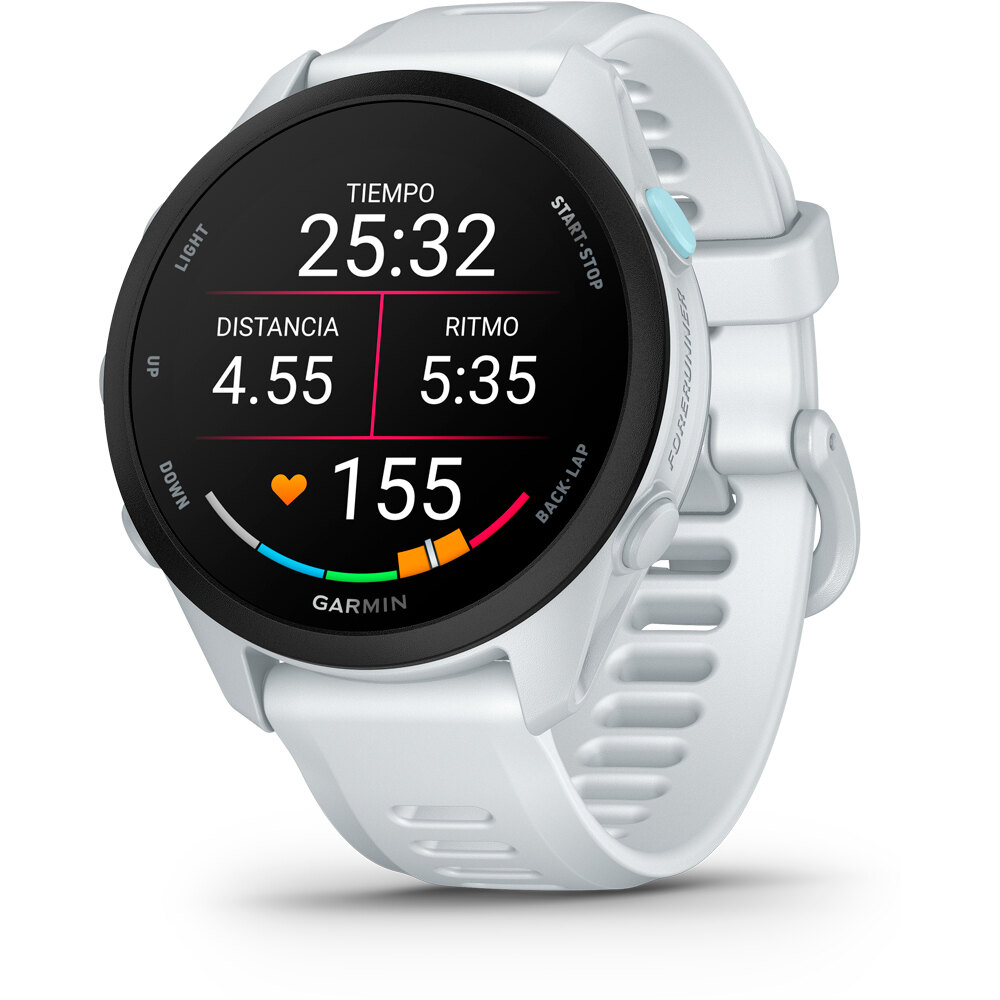 Garmin pulsómetros con gps Forerunner 70, Blanco 05