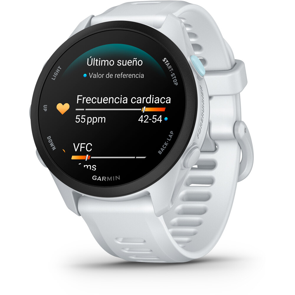 Garmin pulsómetros con gps Forerunner 70, Blanco 07