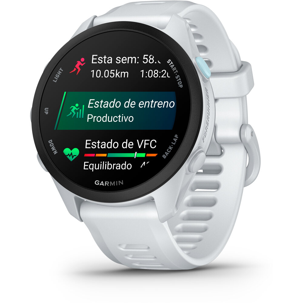 Garmin pulsómetros con gps Forerunner 70, Blanco 12