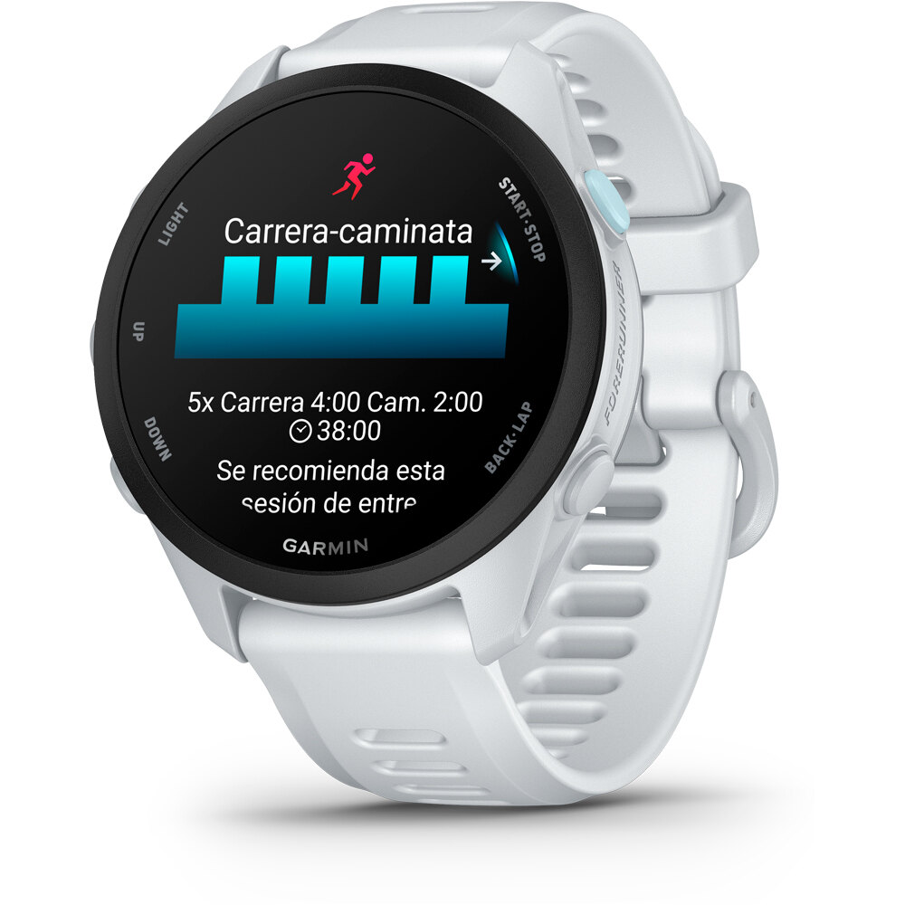 Garmin pulsómetros con gps Forerunner 70, Blanco 16