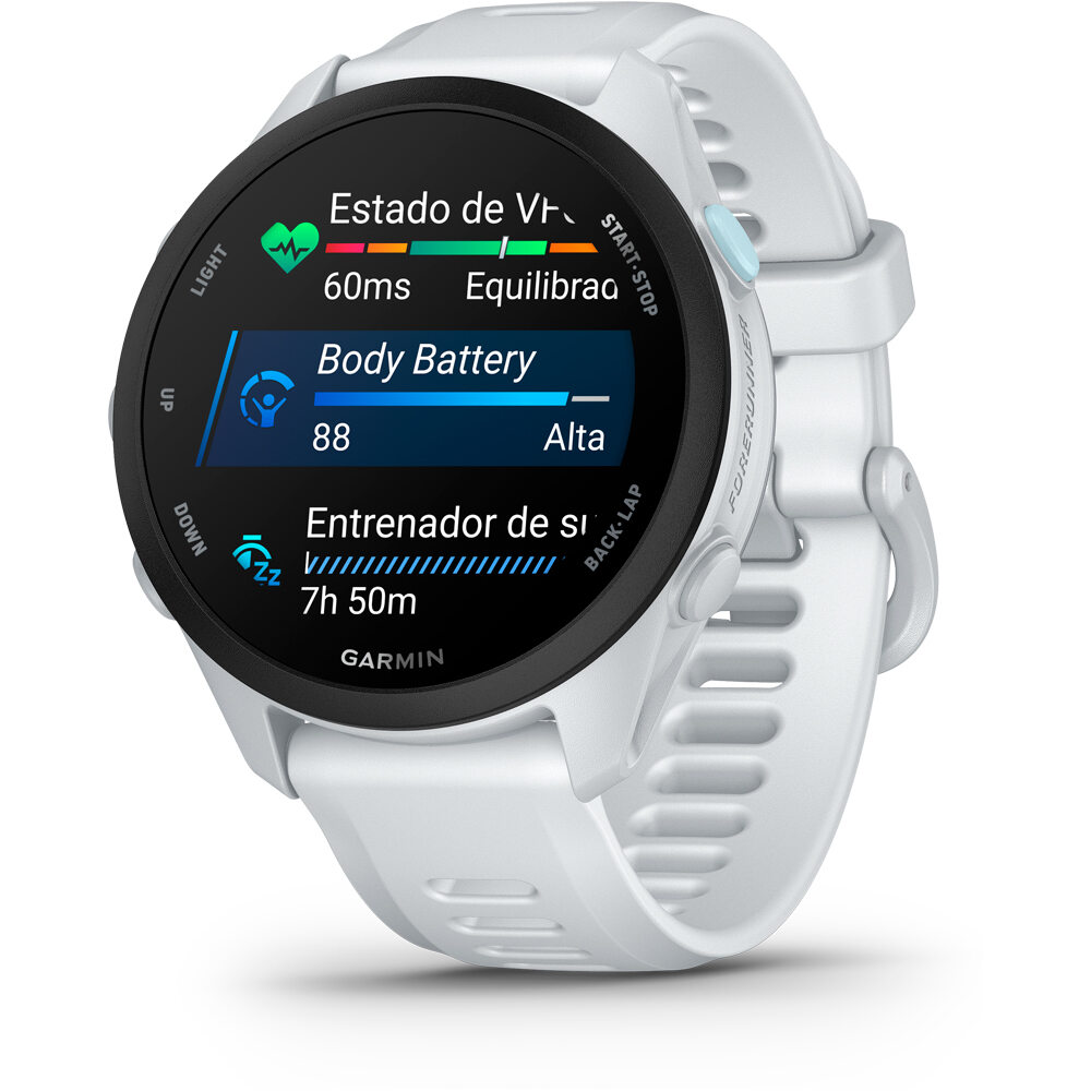 Garmin pulsómetros con gps Forerunner 70, Blanco 17