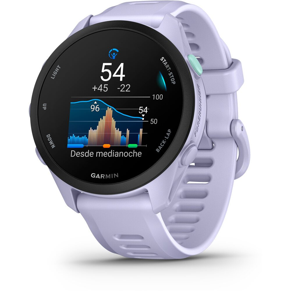 Garmin pulsómetros con gps Forerunner 70, Lila 18