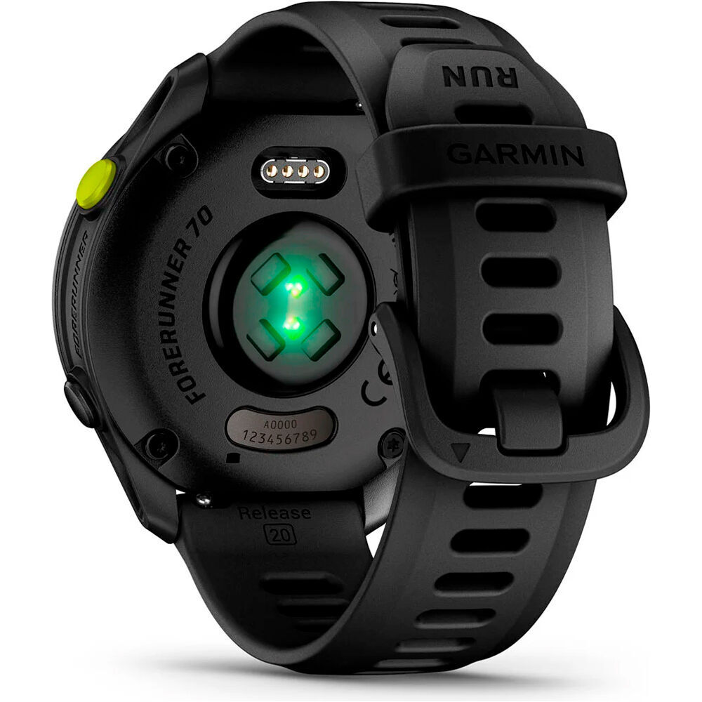 Garmin pulsómetros con gps Forerunner 70, Negro 01
