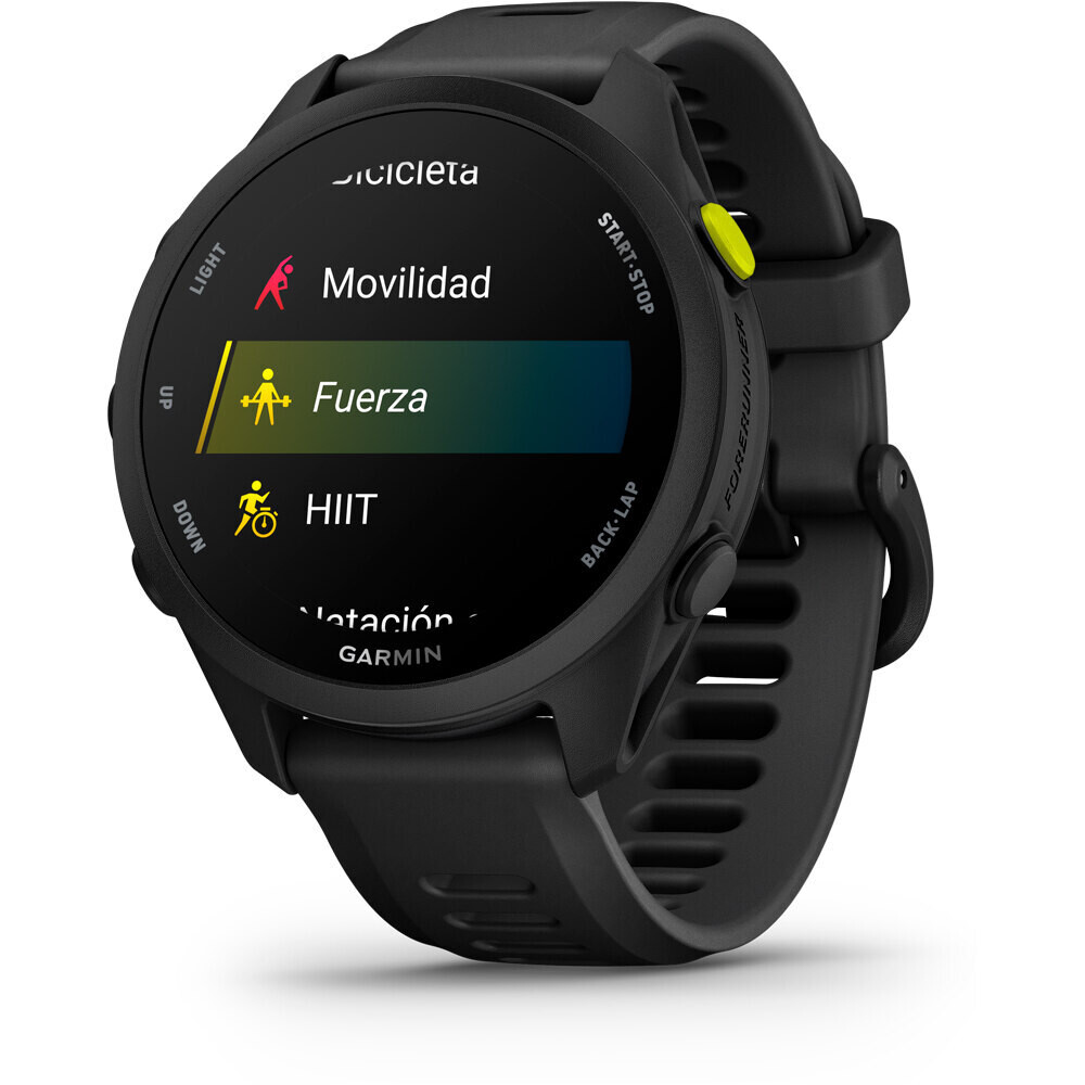 Garmin pulsómetros con gps Forerunner 70, Negro 03
