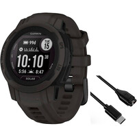 Garmin pulsómetros con gps Instinct 2S Solar - Negro vista frontal