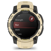 Garmin pulsómetros con gps Instinct 3 45 mm, AMOLED Beige con corr 03
