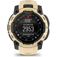 Garmin pulsómetros con gps Instinct 3 45 mm, AMOLED Beige con corr 04