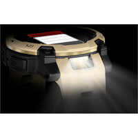 Garmin pulsómetros con gps Instinct 3 45 mm, AMOLED Beige con corr 12