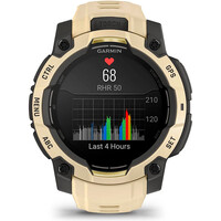 Garmin pulsómetros con gps Instinct 3 45 mm, AMOLED Beige con correa de silicona beige 02