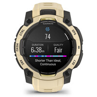 Garmin pulsómetros con gps Instinct 3 45 mm, AMOLED Beige con correa de silicona beige 05
