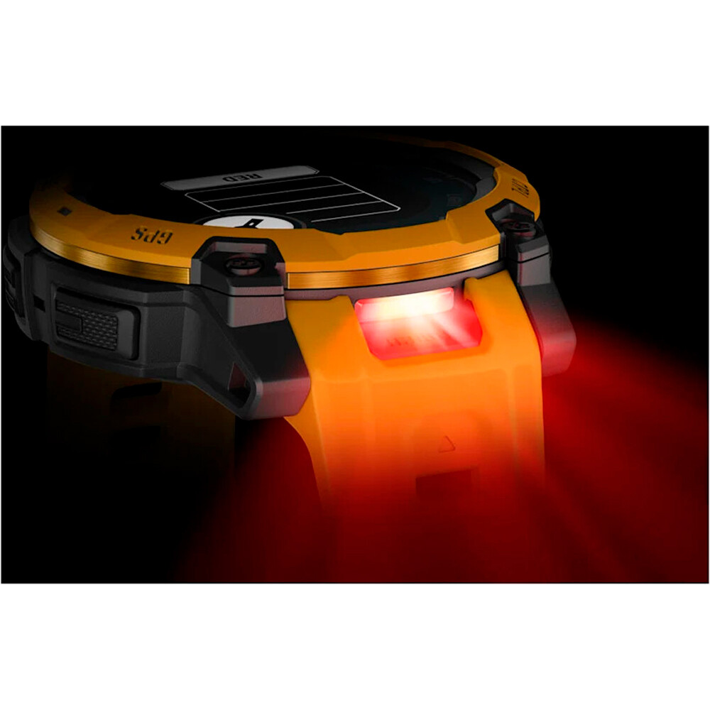 Garmin pulsómetros con gps Instinct 3 45 mm, Solar Naranja con cor 18
