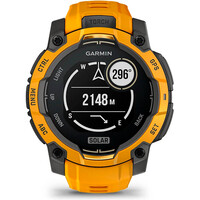 Garmin pulsómetros con gps Instinct 3 45 mm, Solar Naranja con correa de silicona nara 05