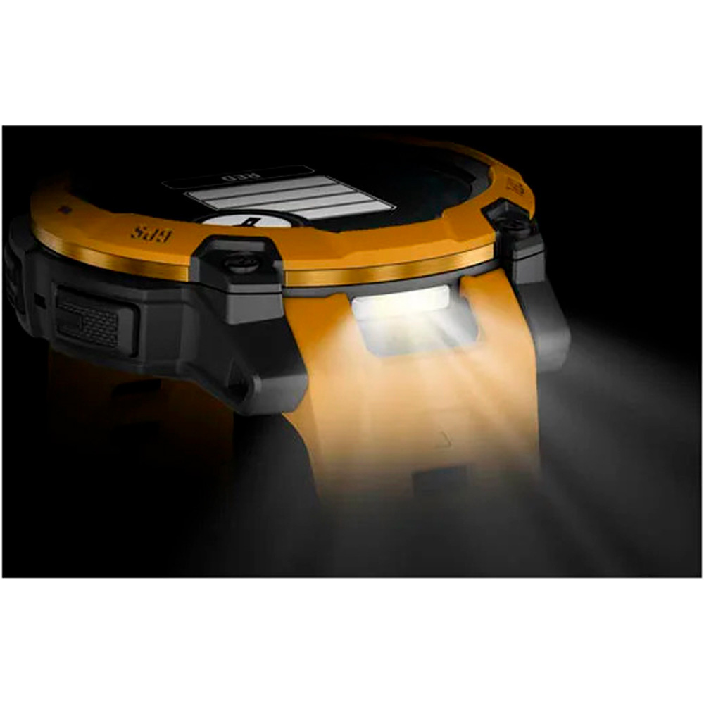 Garmin pulsómetros con gps Instinct 3 45 mm, Solar Naranja con correa de silicona nara 17