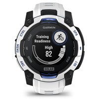 Garmin pulsómetros con gps Instinct 3  45 mm, Solar, Supernova Blanco correa blanca 05