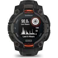 Garmin pulsómetros con gps Instinct 3, 45mm, Solar, Black Bezel wit 02