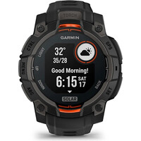Garmin pulsómetros con gps Instinct 3, 45mm, Solar, Black Bezel wit 10