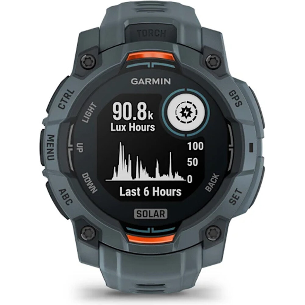 Garmin pulsómetros con gps Instinct 3, 45mm, Solar, Twilight Bezel 02