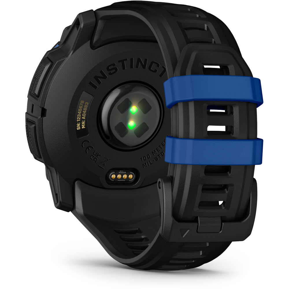 Garmin pulsómetros con gps Instinct 3  50 mm AMOLED Supernova negro 01
