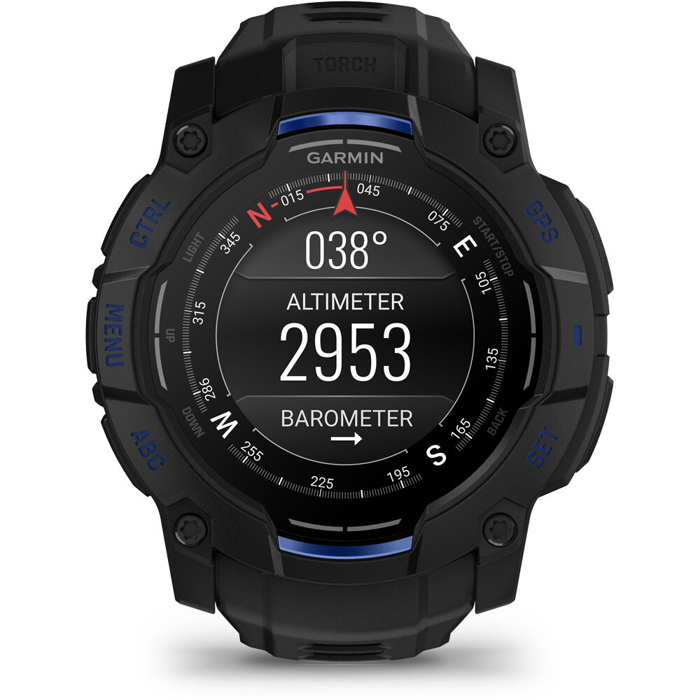Garmin pulsómetros con gps Instinct 3  50 mm AMOLED Supernova negro 04