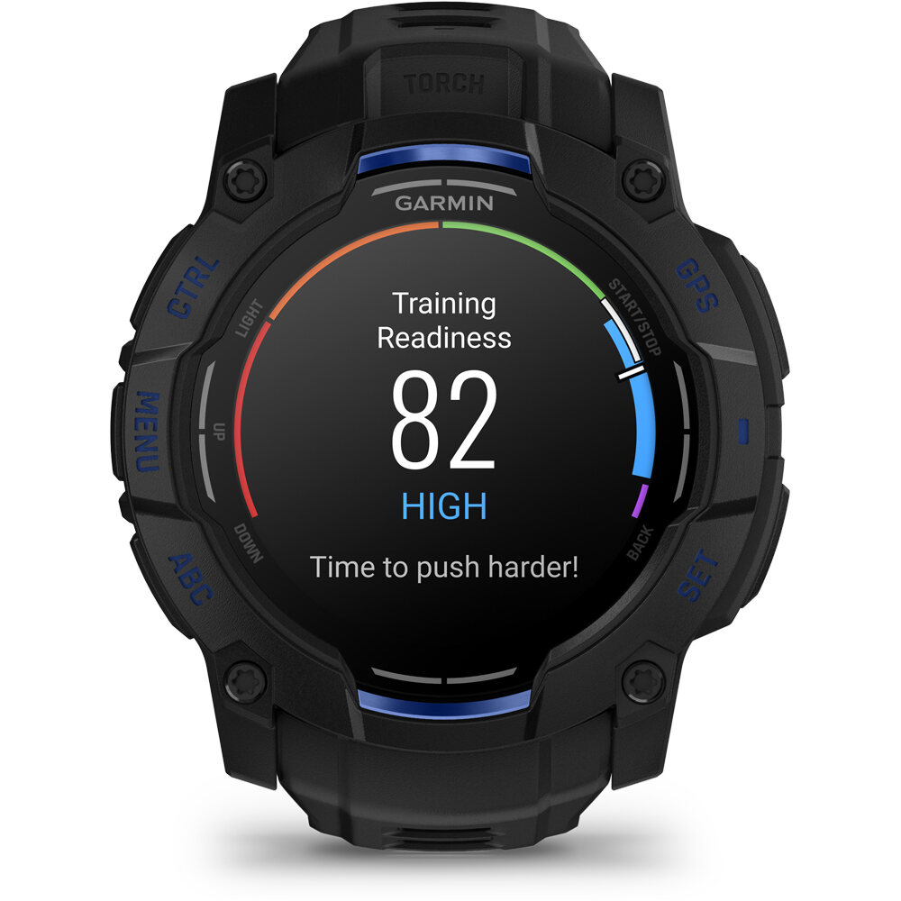 Garmin pulsómetros con gps Instinct 3  50 mm AMOLED Supernova negro 06