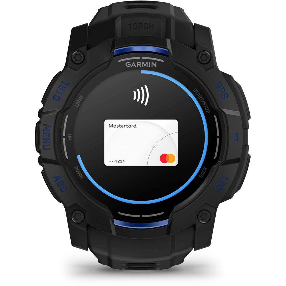 Garmin pulsómetros con gps Instinct 3  50 mm AMOLED Supernova negro 11