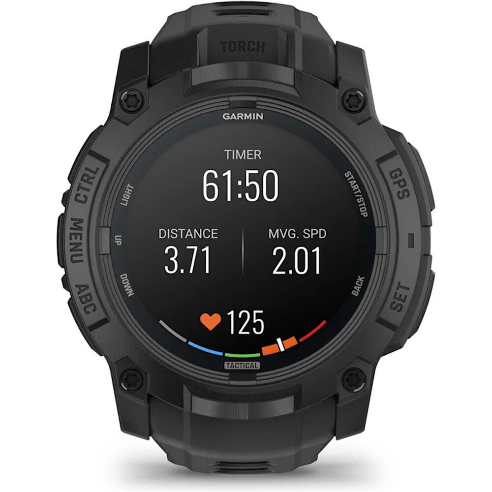 Garmin pulsómetros con gps Instinct 3  50 mm, AMOLED, Tactical Edi 06