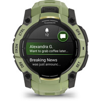 Garmin pulsómetros con gps Instinct 3 50 mm, AMOLED Verde con corr 13