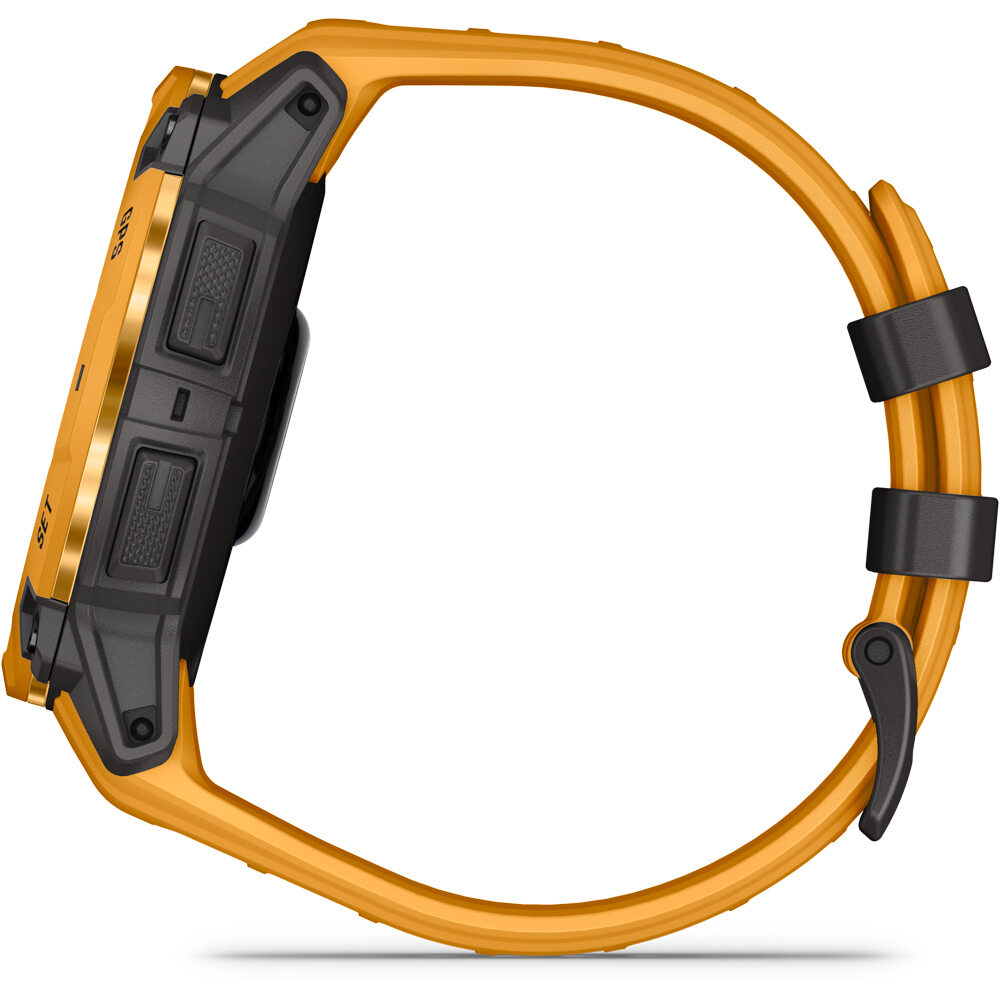 Garmin pulsómetros con gps Instinct 3 50 mm, Solar Naranja con cor 16