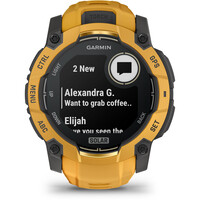 Garmin pulsómetros con gps Instinct 3 50 mm, Solar Naranja con correa de silicona nara 13