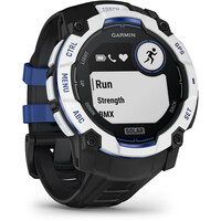 Garmin pulsómetros con gps Instinct 3  50 mm, Solar, Supernova Blanco correa negra 02