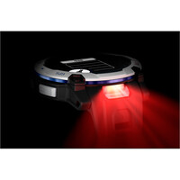 Garmin pulsómetros con gps Instinct 3  50 mm, Solar, Supernova Blanco correa negra 13