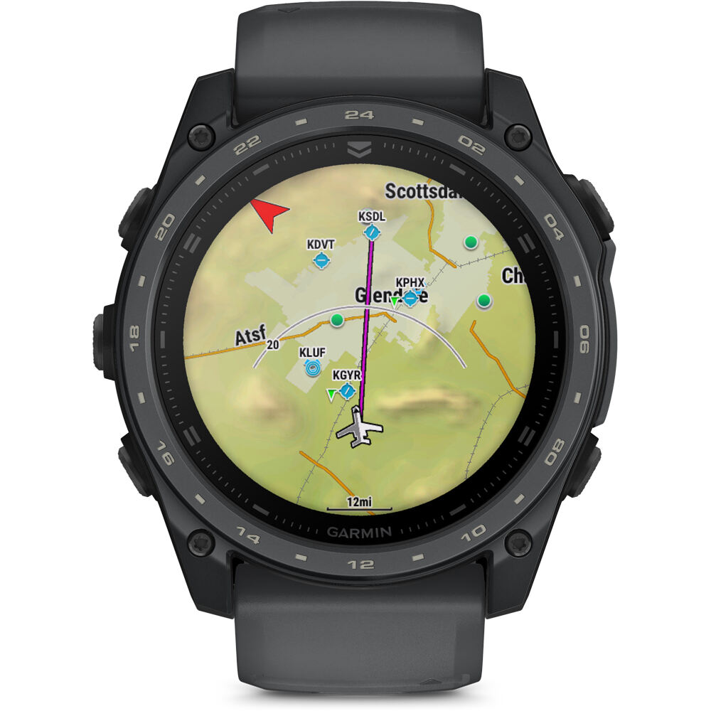 Garmin pulsómetros con gps Tactix 8 Gris Cerakote 51 mm, AMOLED, Z 04