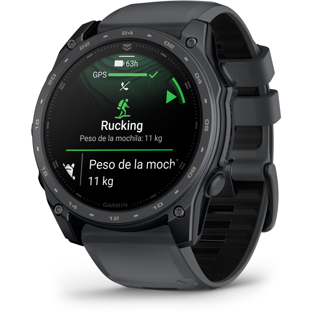 Garmin pulsómetros con gps Tactix 8 Gris Cerakote 51 mm, AMOLED, Z 09