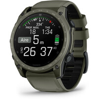 Garmin pulsómetros con gps tactix 8 Verde Cerakote  51 mm, AMOLED, 08