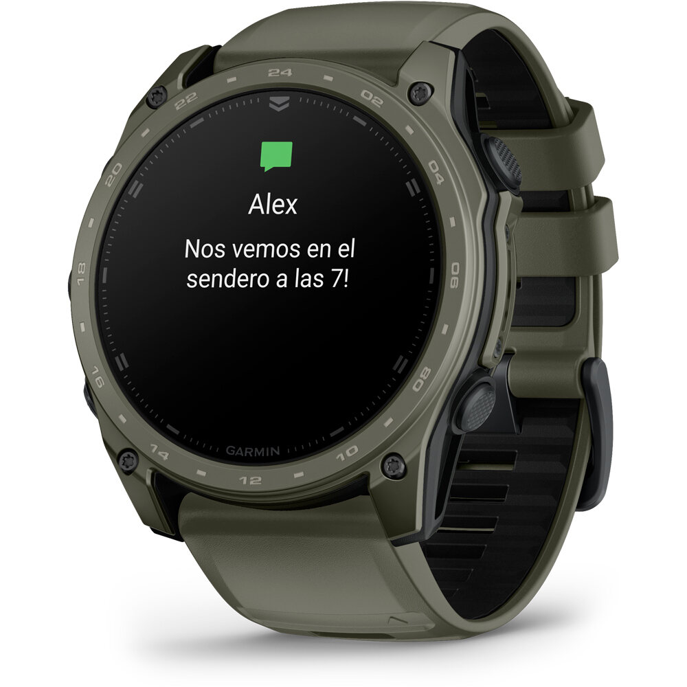 Garmin pulsómetros con gps tactix 8 Verde Cerakote  51 mm, AMOLED, 10