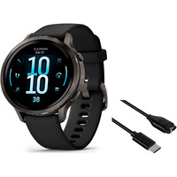 Garmin smartwatch Venu 4 - 41mm negro vista frontal